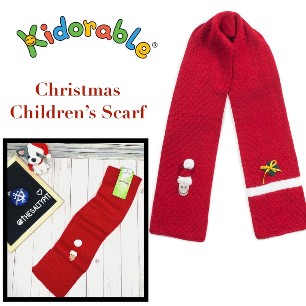 NWT Kidorable Kids’ Christmas Scarf